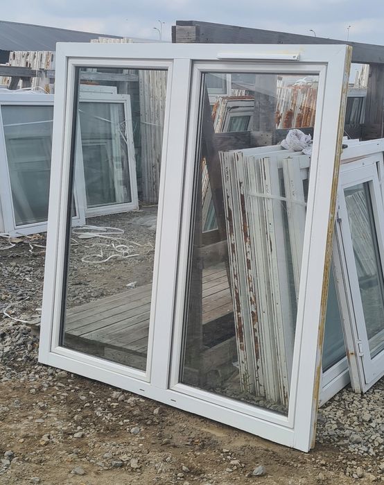 OKNA KacprzaK 161X169 Okno Używane Plastikowe Białe PCV Lider Okna OLX