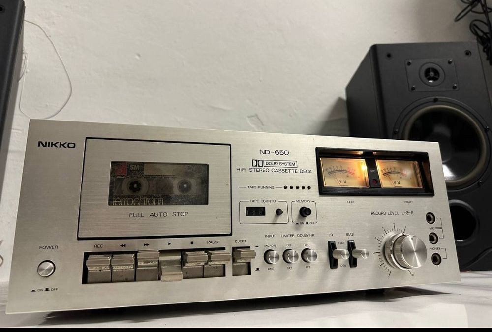 Hi-Fi. Magnitofon kasetowy Nikko ND-650