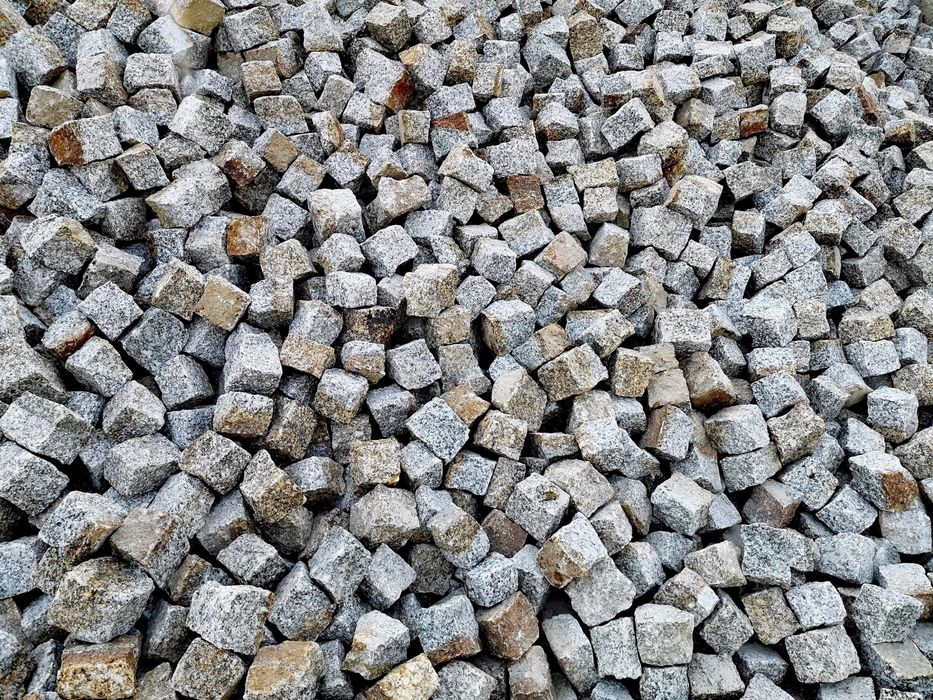 Kostka granitowa 4/6 szaro-ruda