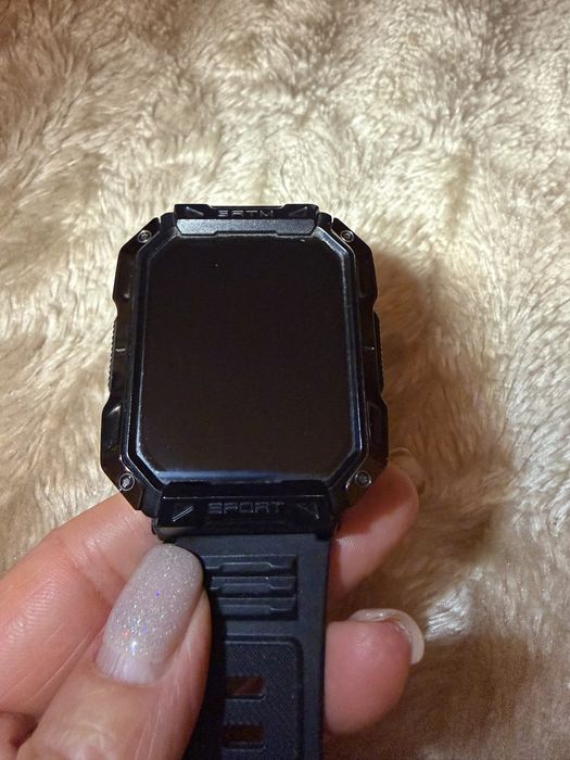 Смарт годинник Satm тактичний IP68 Чорний (1011-345-03)