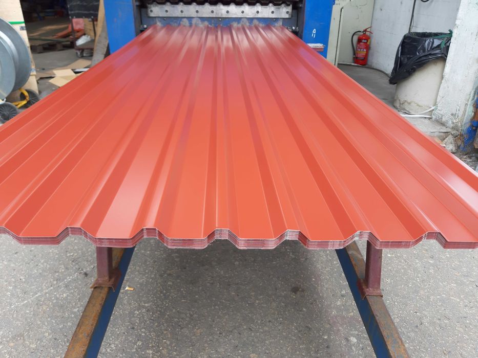Blacha czerwona trapez dach ral 3009 dachowa