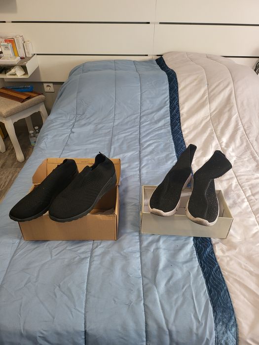 Botas pretas 40,sapatos classicos de mullher 38.