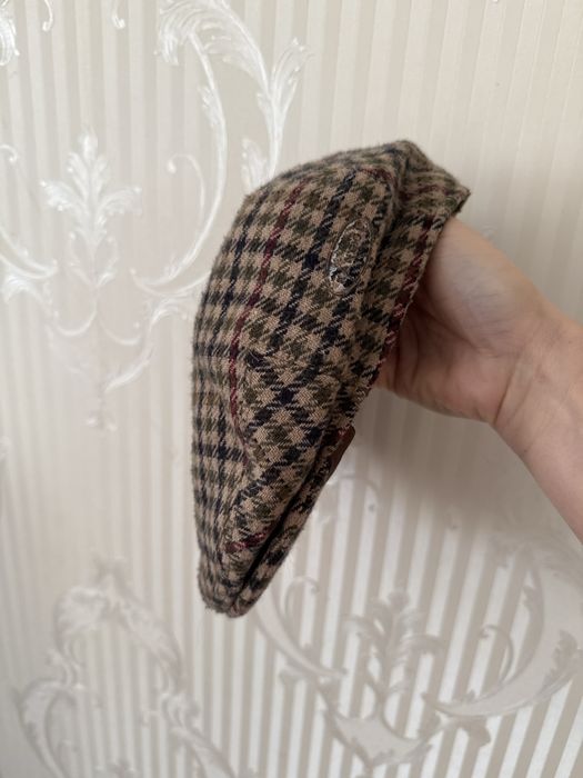 57 kangol  вінтаж Жиганка кепка шерсть harris tweed guinness L