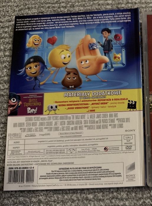 Emotki Film - bajka dvd