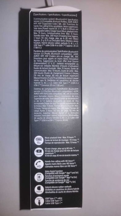 НОВі Бездротові bluetooth навушники-вкладиші SONY WI-XB400 EXTRA BASS