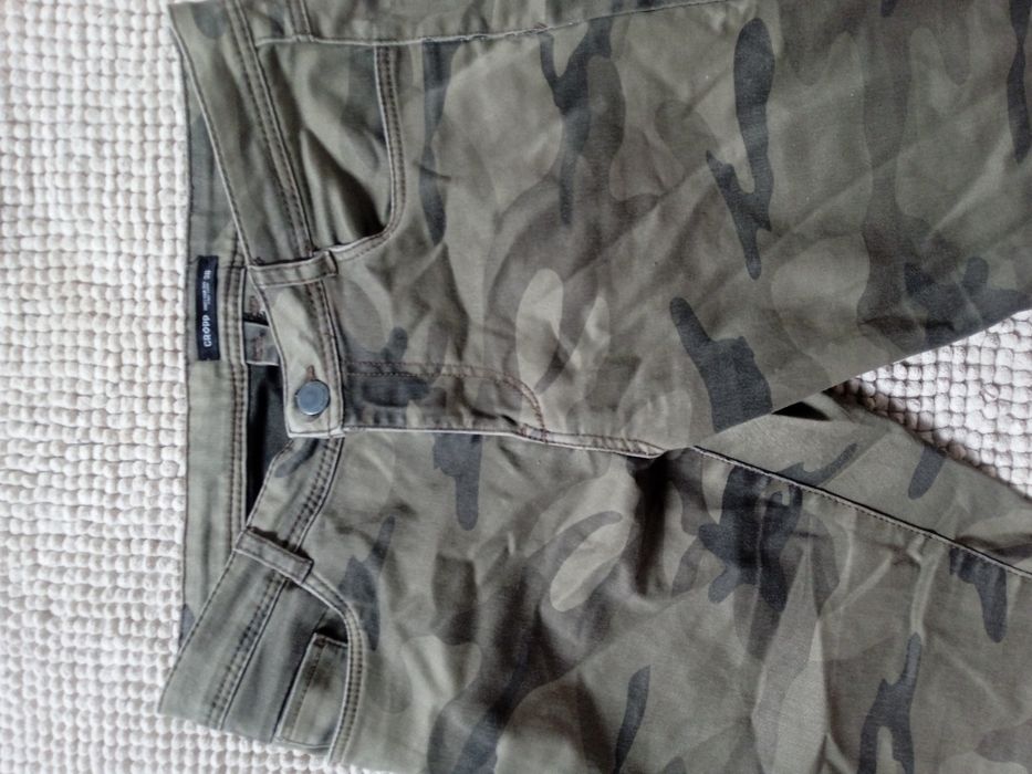 Spodnie moro jeansy jeansowe M L