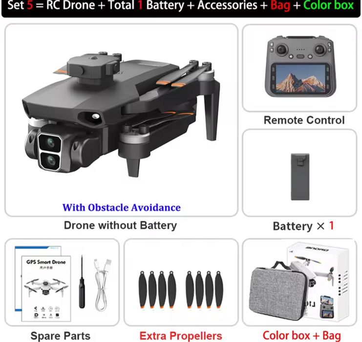 Новинка!!! LYZRC L106-1 GPS Рк дисплей дрон