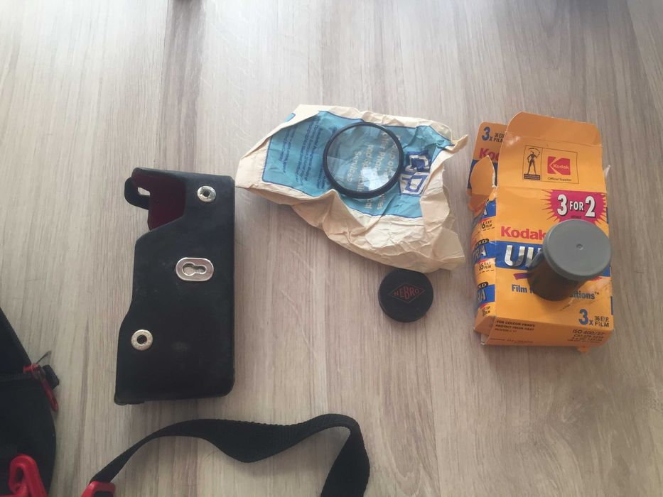 Aparat analogowy Minolta X500 zestaw