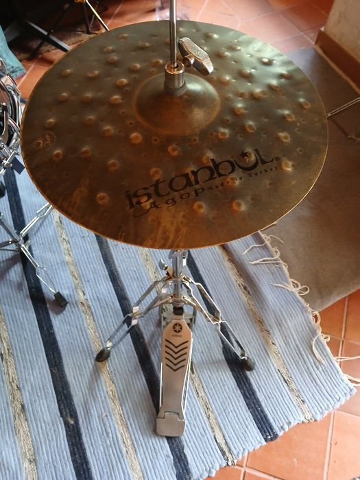 Bateria  yamaha bop kit com pratos Istambul Agop xist dry dark.