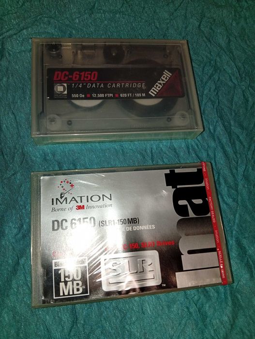 Cassete cartucho DC-6150 DC6150 Tape antigos