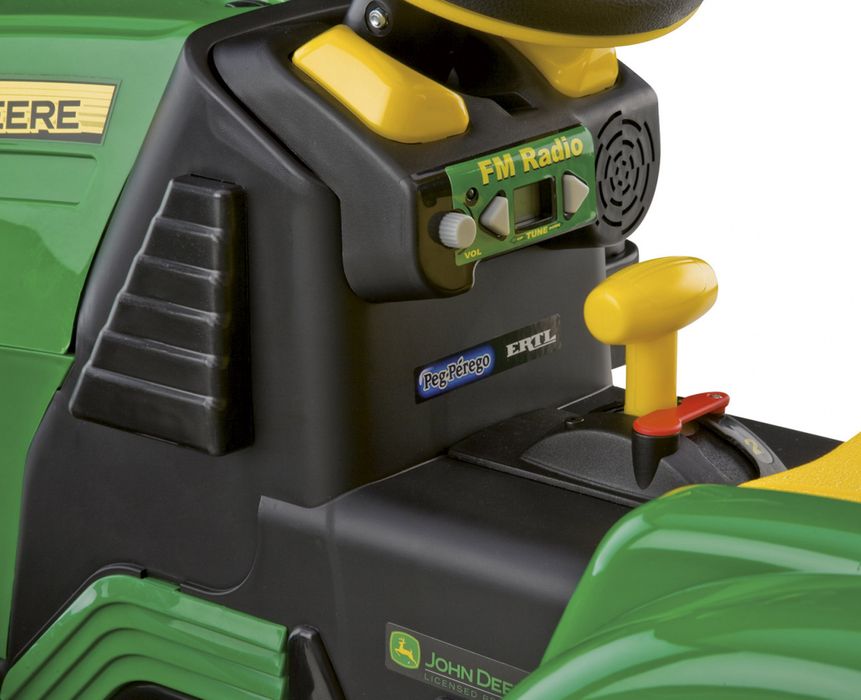 Traktor Na akumulator Peg Perego John Deere Power Pull z Przyczepą