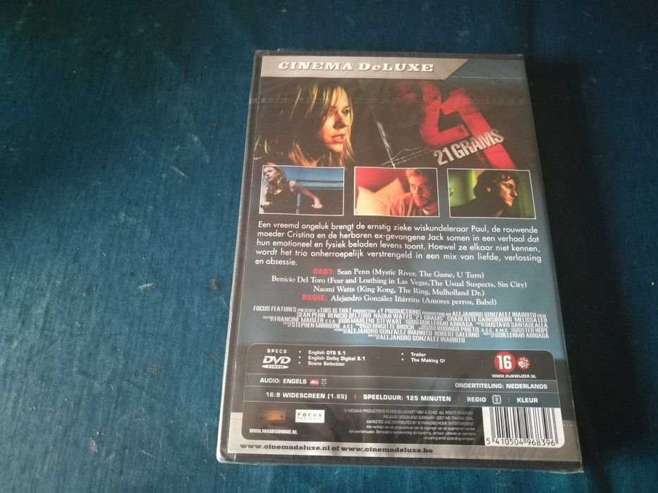 21 GRAMAS DVD   (legendagem em Português) NOVO LACRADO