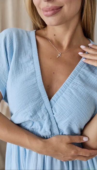 Нічна сорочка для вагітних і годуючих Lullababe розмір L