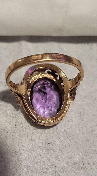 Золота каблучка СССР, 583 проба