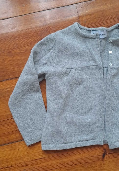 Casaco malha cinzento Maria Lisboa 8 anos