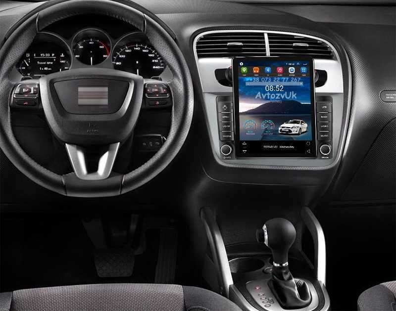 Магнитола LEON Seat ALTEA GPS 2 дин Сеат Леон Алтеа CarPlay Android 15