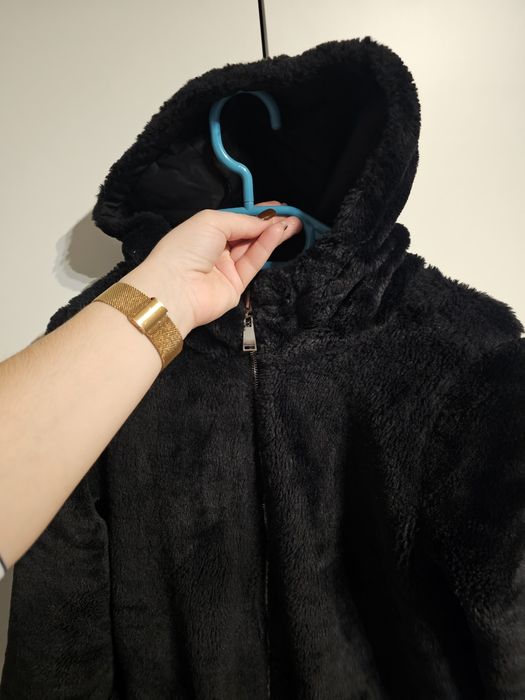 Dwustronna kurtka parka futerko płaszczyk