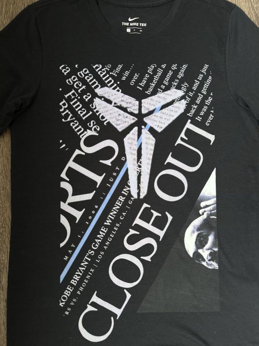 Футболка Nike Kobe Close Out Dri FIT чорна  розмір: S