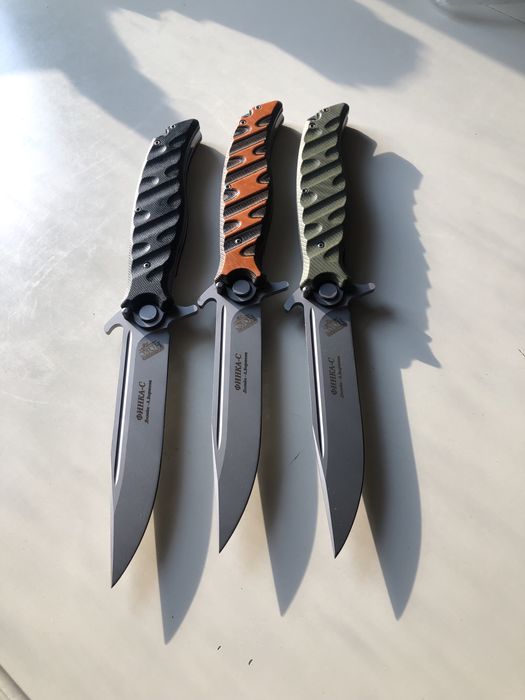 Складной нож Розкладний ніж Финка С Нокс з кліпсою