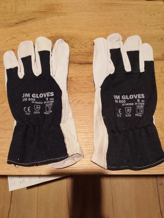 Rękawice robocze skórzane