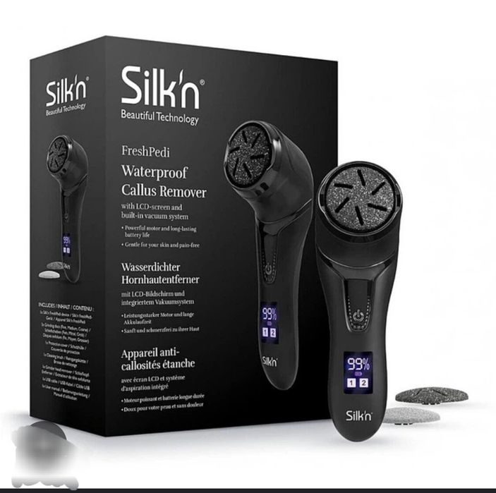 Електрична пемза для ніг  Silk'n FreshPedi  з вакуумною системою,