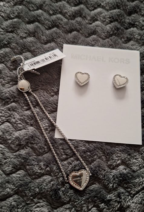 bransoletka kolczyki zestaw Michael Kors