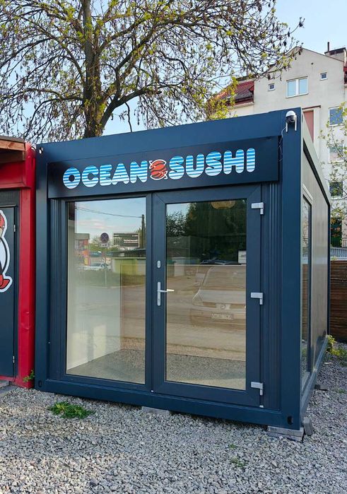 Kontener gastronomiczny, pawilon gastronomiczny, foodtruck,