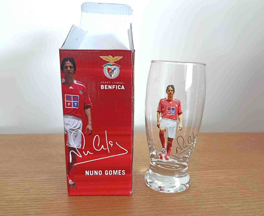 Benfica - 12 copos em caixa