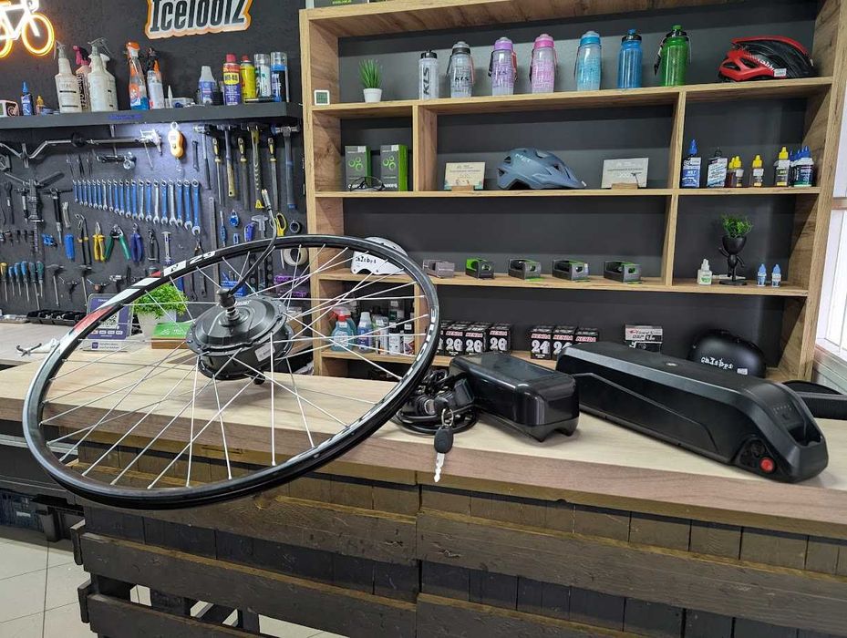 Електричний набір вел (мотор-колесо) 20/24/26/28/29" 350/500ВТ 12/18Ah