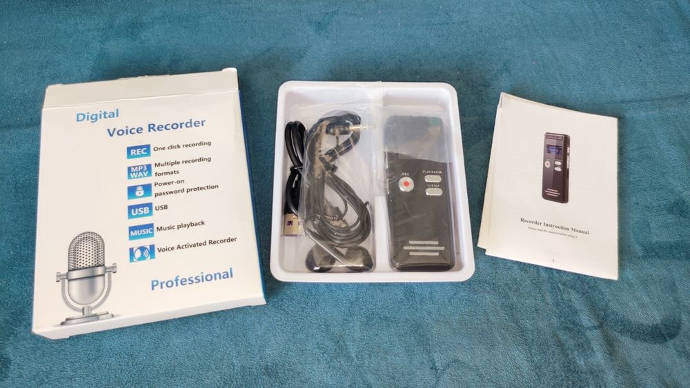 Dyktafon Digital Voice Recofder 64GB
Recorder 64GB