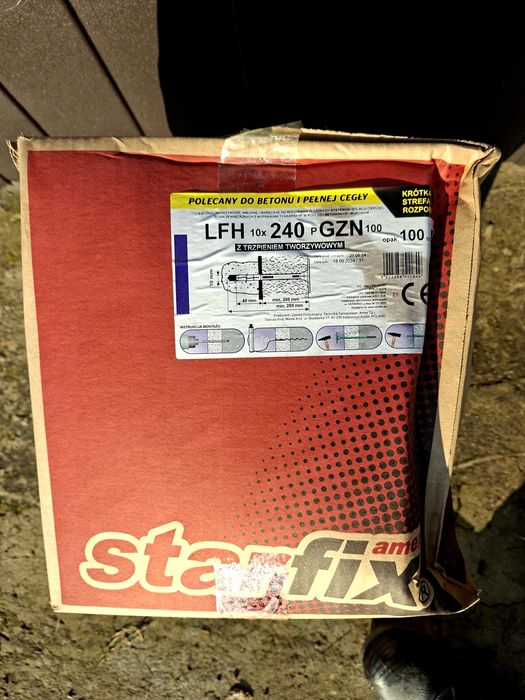 Łącznik fasadowy STARFIX LFH GZN 10x240