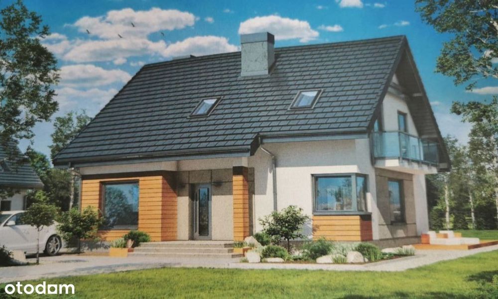 Dom o pow. użytkowej 138 m2, działka 14.8 ar.