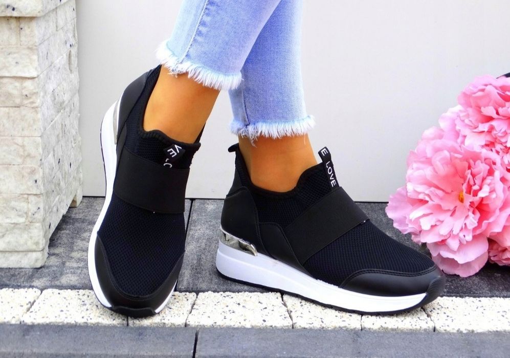 36 37 38 sneakersy 39 40 41 trampki na platformie grubej podeszwie