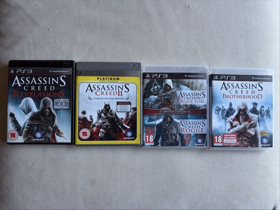 Coleção Assassins Creed PS3 (6 jogos)