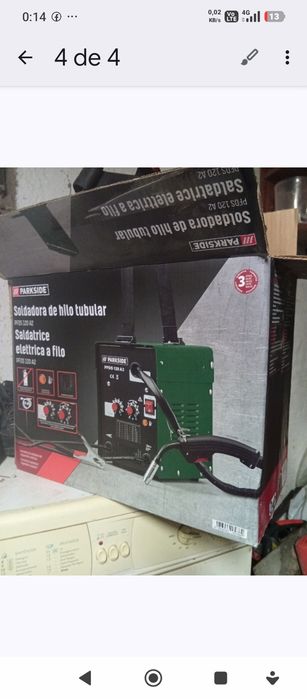 Máquina Soldar Fio Fluxado Parkside PFDS 120 A2 - NOVA / Nunca Usada