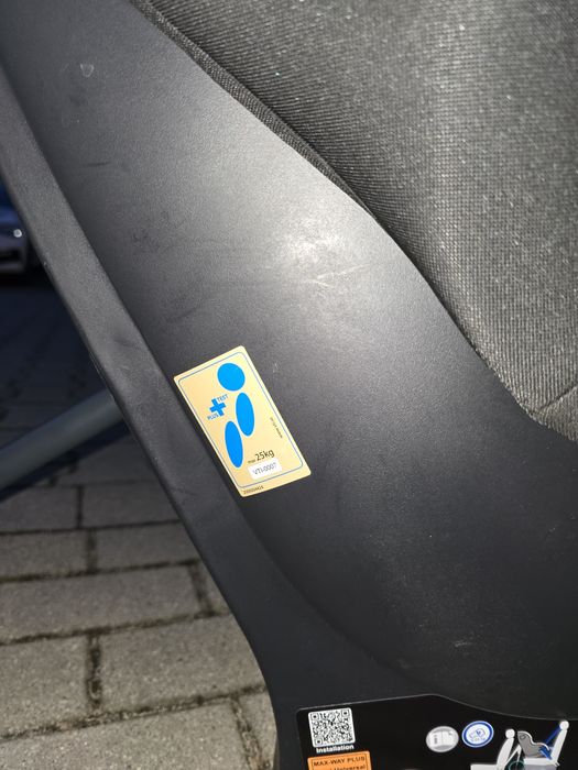 Britax romer max way plus blue marbel