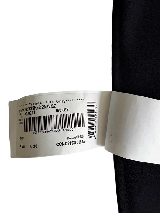 EMPORIO ARMANI koszula bluzka granatowa r. S