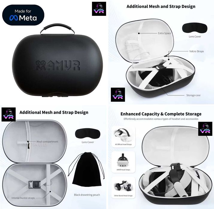 ‼️ Сумка-Кейс AMVR Meta Quest 3 (3S), Oculus Quest 2, PlayStation VR2