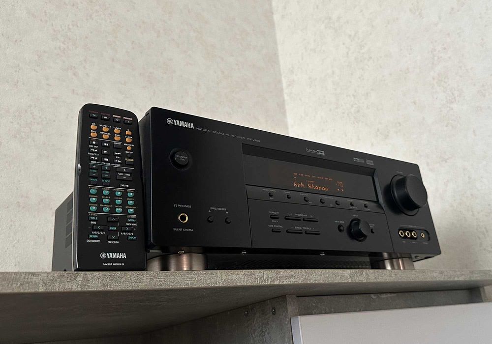 Ресивер Yamaha RX-V459 (6 х 140 Вт / 4 Ом / ЦАП / FM-приймач / пульт)