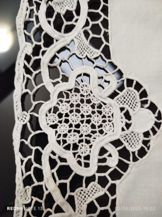 Toalha renda de Veneza