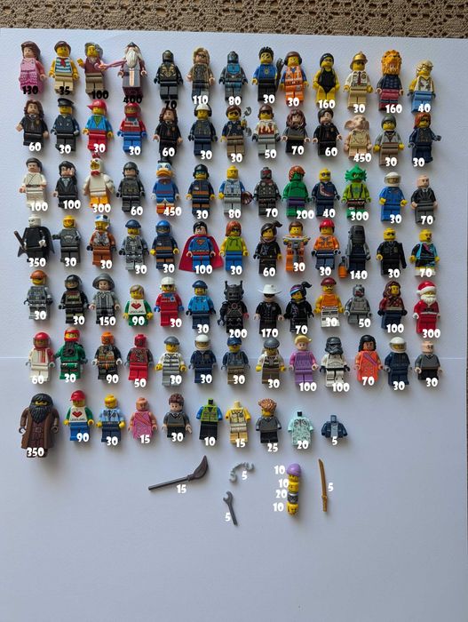 Оригінальні мініфігурки LEGO поштучно — Harry Potter, DC, Ninjago, City