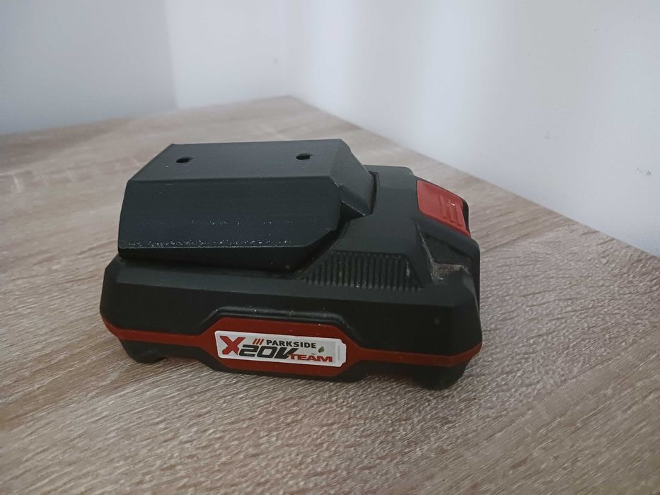 Parkside - suporte de fixação de baterias x20v parede/bancada (NOVO)