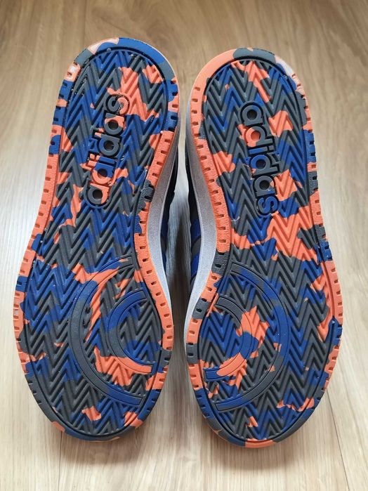 Buty adidas ocieplane wysokie szaro-niebieskie rozm38 używane bdb stan