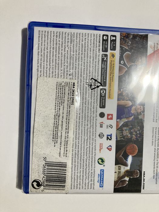 Jogo PlayStation PS5 NBA 2K22 novo e selado