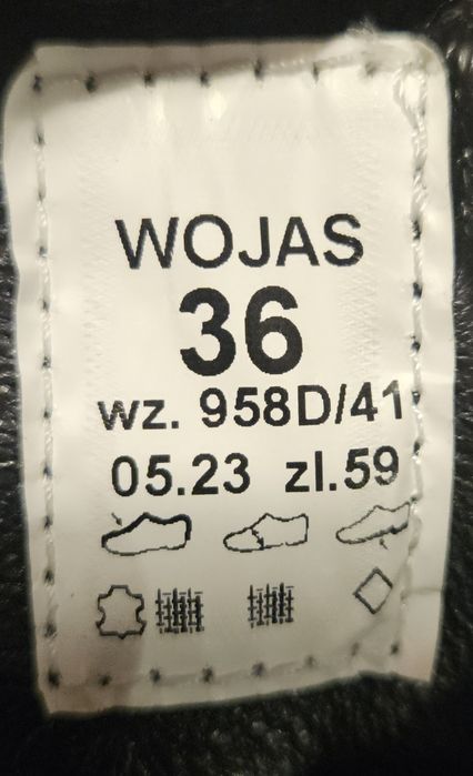 Zimowe buty wojskowe 36r Wojas 958