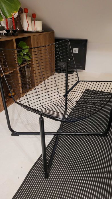 Fotel Ikea stal czarny SKÅLBODA