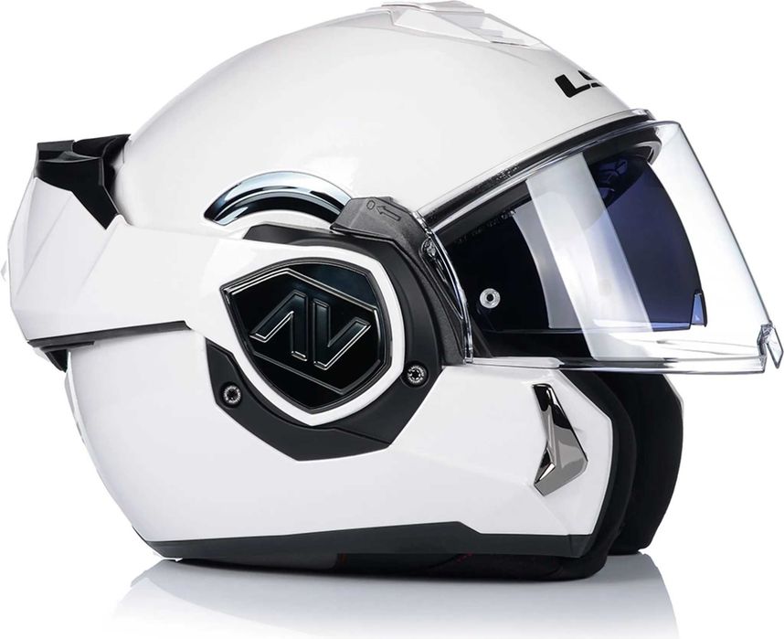 Capacete NOVO Modular 180° LS2 Advant Branco (43% DESCONTO) Tam XS