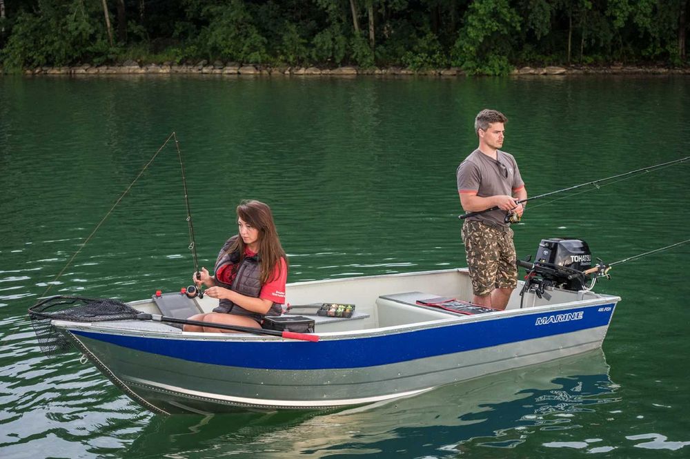 Łódź Aluminiowa Motorowa Wędkarska Marine 400 Fish I 3,99 x 1,53 m I