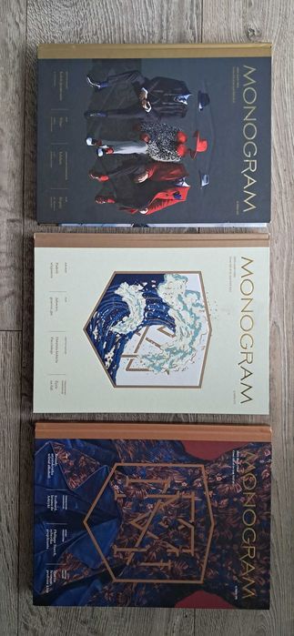 Zestaw Monogram miesiecznik x 3szt 2016 rok