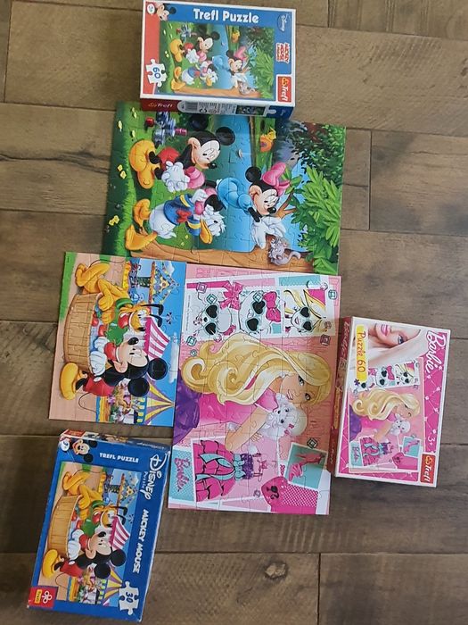 Пазли 3 штуки б/у